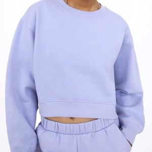 ZARA - purple basic sweatshirt